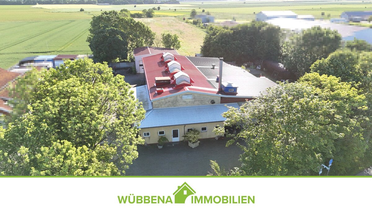 Greetsiel | Gewerbeareal mit Büro, Hallen & Grünland auf ca. 17.461 m² zu verkaufen! Greetsiel | Gewerbeareal mit Büro, Hallen & Grünland auf ca. 17.461 m² zu verkaufen!